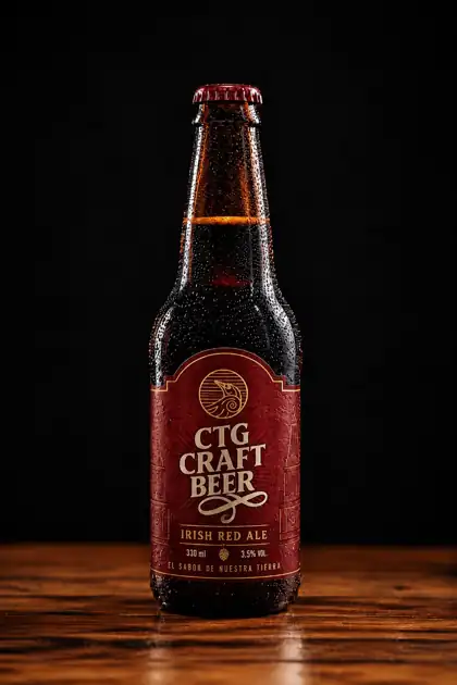 Botella Irish Red Ale de CTG Craft Beer