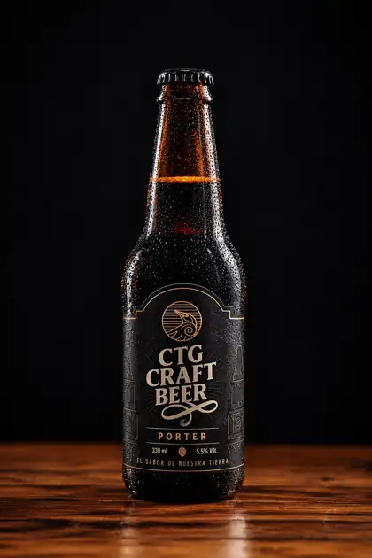 Botella Porter de CTG Craft Beer